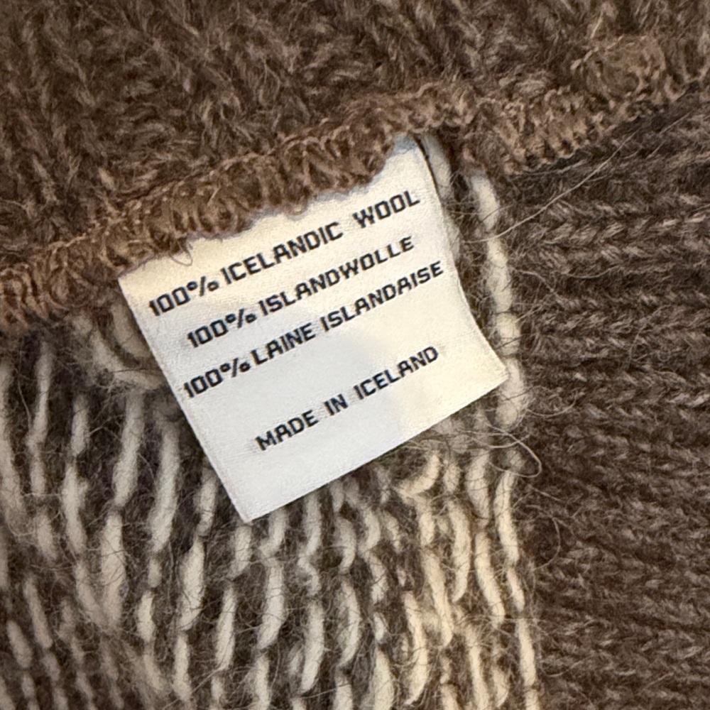 Farmers Market Iceland 100% Icelandic Wool Long Duster Cardigan - Picture 3 of 7